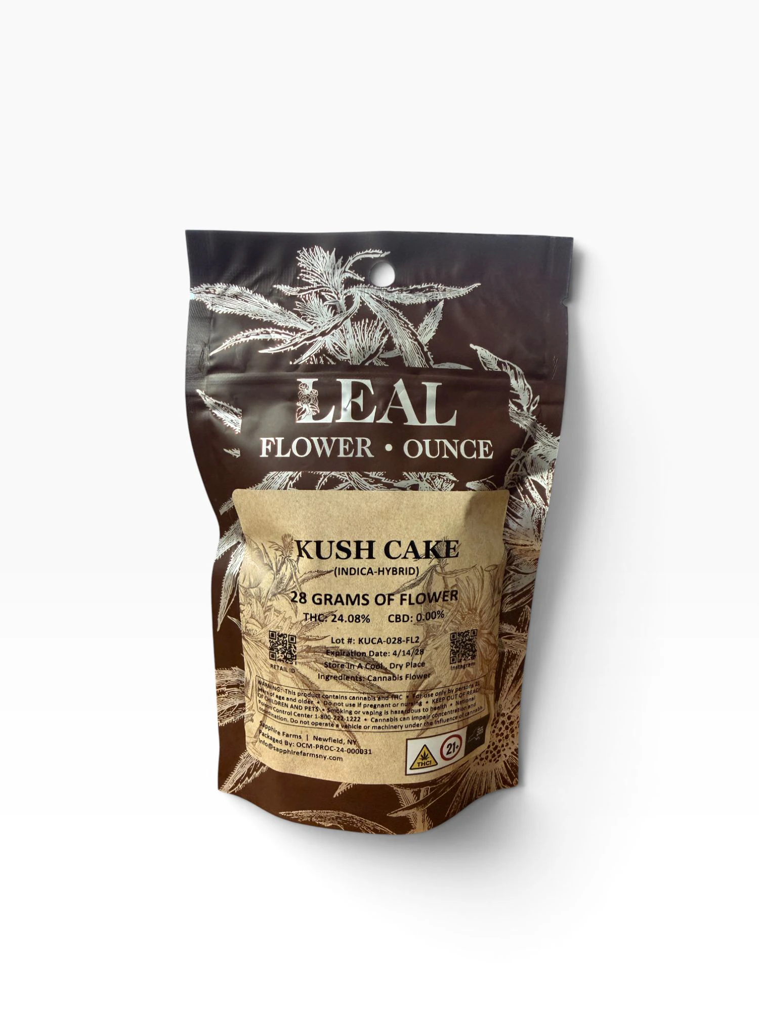 Leal - Kush Cake 28g Flower Main Image