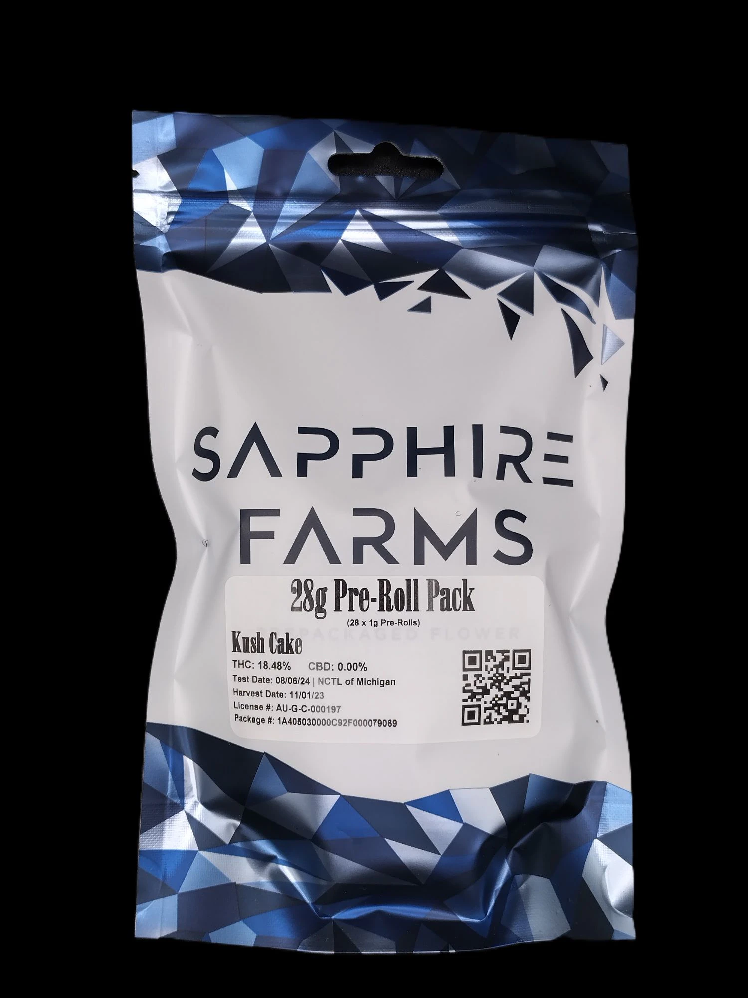 Sapphire - Kush Cake | Pre-Rolls 1g | 28pk Main Image