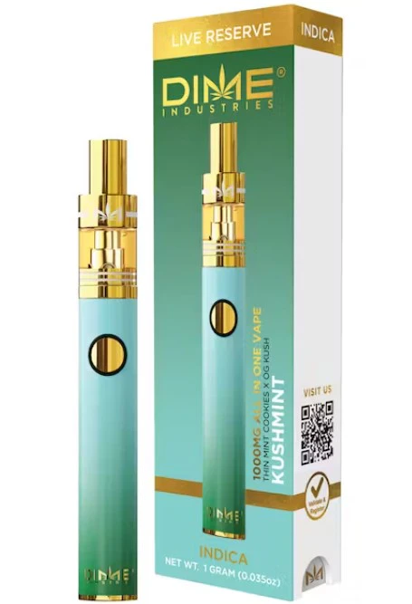 Dime Industries - Dime 1g Kushmints Live Resin All In One Disposable Main Image