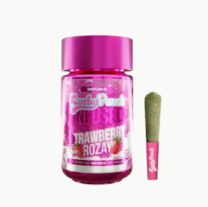 Kushy Punch - Kushy Infused 5pk Prerolls 2.5g Strawberry Rozay
