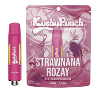 KUSHY PUNCH - Kushy Punch Cart 1g Strawnana Rozay