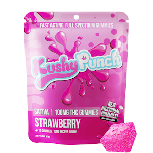 KUSHY PUNCH - Sativa - Strawberry NANO Gummies