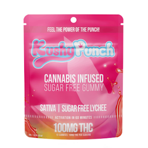 KUSHY PUNCH - Kushy Punch Sugar Free Gummy Lychee