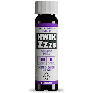 KWIK EASE - Kwik Ease Indica ZZZ THC Kushberry Shot (100mg)