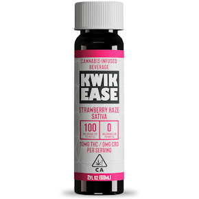 Kwik Ease Sativa THC Strawberry Haze Shot (100mg)