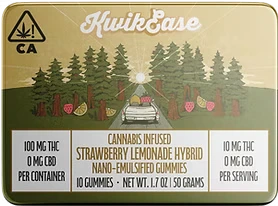 Kwik Ease - Strawberry Lemonade - Nano Emulsified Gummies Main Image