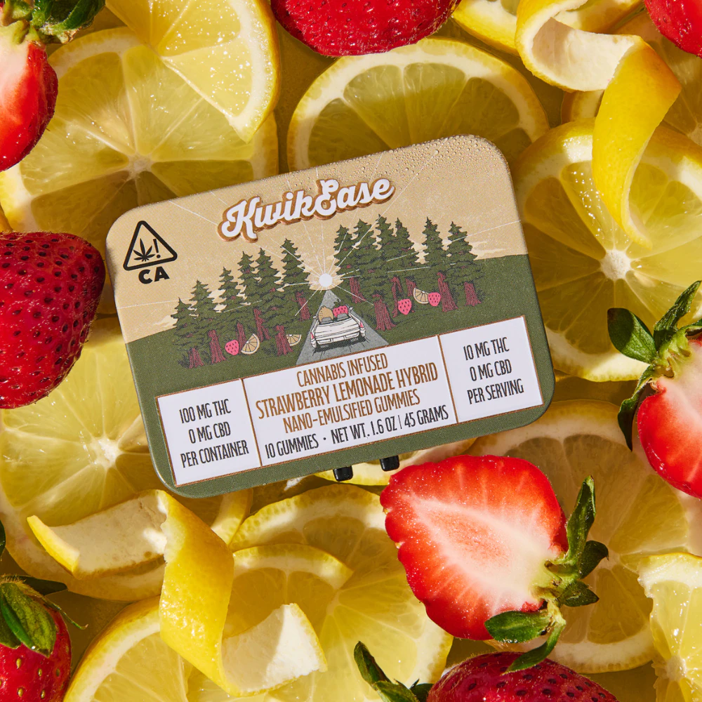 KWIK EASE - Kwik Ease - Nano - Strawberry Lemonade (H) - Gummy - 100mg Main Image