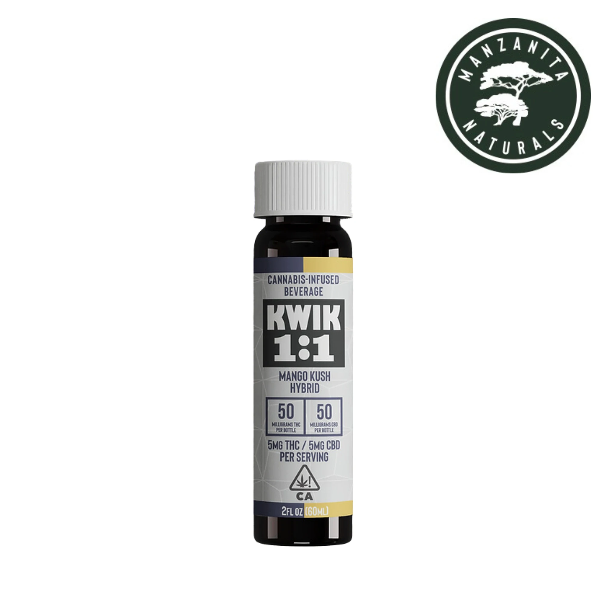 Manzanita Naturals - Kwik Ease Lemon Haze 1:1 Main Image
