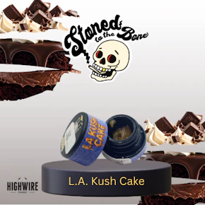 Stoned To The Bone - LA Kush Cake Live Hash Rosin Melts 1g