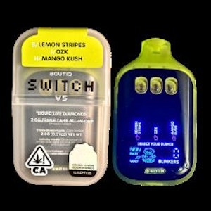 BOUTIQ SWITCH GLOW - LEMON STRIPES + OZK + MANGO KUSH 2g