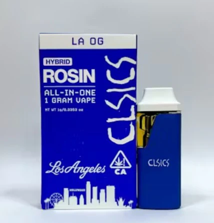 CLSICS - CLSICS - LA OG - 1g Live Rosin All-In-One Vape Main Image