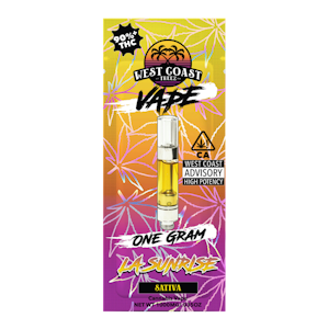 West Coast Treez - LA Sunrise (S) | 1g Cart Vape | West Coast Treez