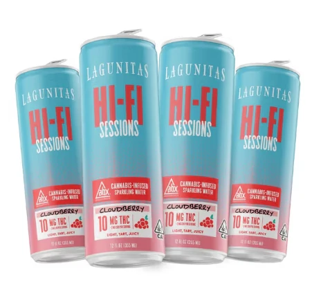 Lagunitas Hi-Fi Hops - LAGUNITAS - Drinks - Cloudberry - 4PK - HI-Fi Session - Sparkling Water - 40MG Main Image