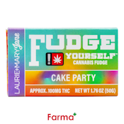 Laurie + Mary Jane Cake Party Fudge 100mg