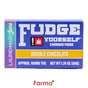Laurie + Mary Jane Double Chocolate Fudge 100mg