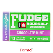 Laurie + Mary Jane 1:1 Chocolate Mint Fudge 100mg