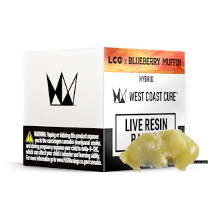 WEST COAST CURE - LCG x Blueberry Muffin (H) | 1g Live Resin Badder | West Coast Cure