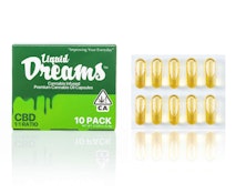 Liquid Dreams | 50mg CBD 1:1 Ratio Capsules - 10ct