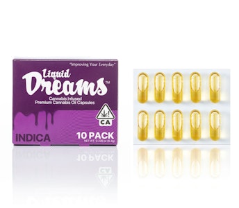 LIQUID DREAMS - Liquid Dreams | 25mg Indica Capsules - 10ct