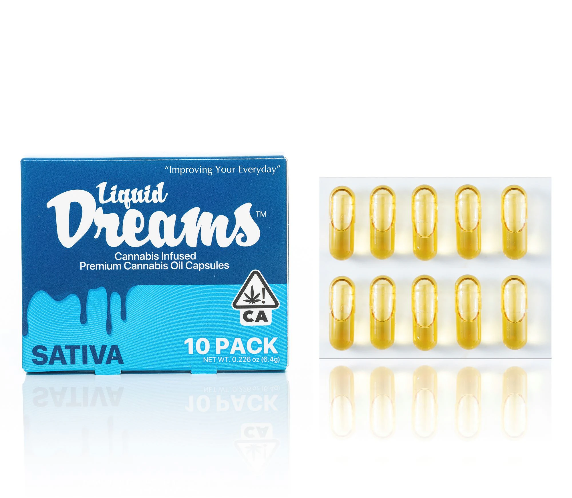 Liquid Dreams - Liquid Dreams | 50mg Sativa Capsules - 10ct Main Image