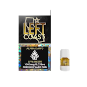 LEFT COAST - Alpha Dawg Live Resin Pod 1000mg