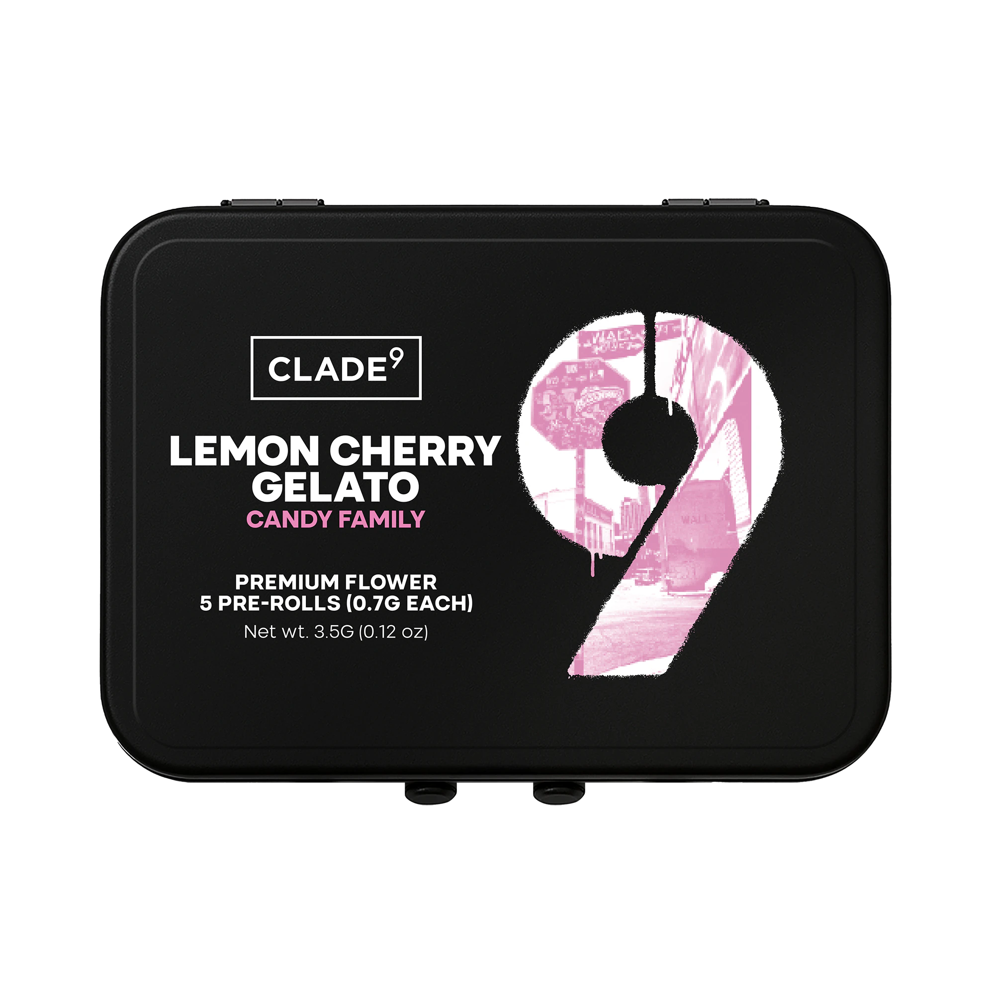 Clade9 - Clade9 5pk Prerolls 3.5g Lemon Cherry Gelato Main Image