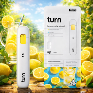 TURN - 1g TURN All-In-One Vape - Lemonade Stand 88%