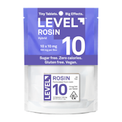 LEVEL 10 Rosin (H) | 10mg THC 10pk Tablet | LEVEL