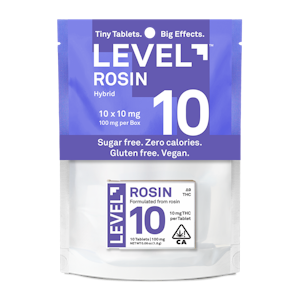LEVEL+ - LEVEL 10 Rosin (H) | 10mg THC 10pk Tablet | LEVEL