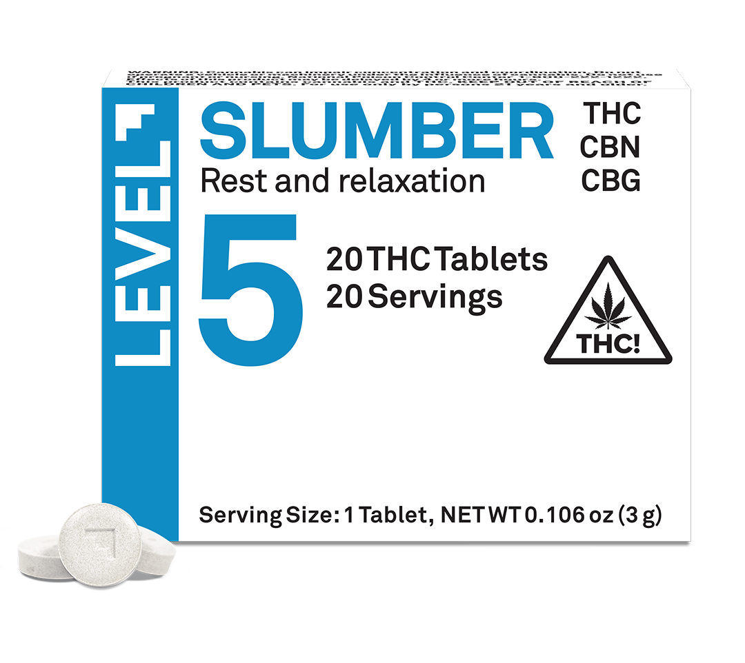 LEVEL 5 SLUMBER THC:CBN:CBG 20pk - 100mg Edible
