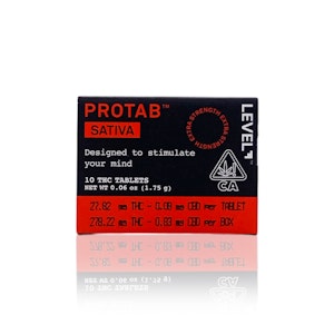 LEVEL+ - LEVEL - Capsule - Protab - Sativa - 10-Pack