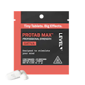 LEVEL - Sativa Protab MAX 2pk Mylar Bag - 100mg Edible