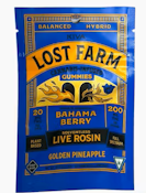 Lost Farms-Bahama Berry-Golden Pine Apple-High Dose-Live Rosin-Gummies-10 Pieces-200mg