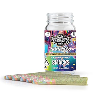 LIFT TICKETS - Smacks Live Resin Infused 5pk