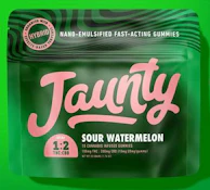 Jaunty - Sour Watermelon Relax - Gummy - 0.1g - 10pk