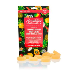 SMOKIEZ - [Smokiez] THC:THCV Fruit Chews - 150mg - 2:1 Sour Tropical Fruit (S)