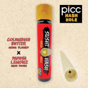 Sushi Hash - Columbian Butter Flower x Papaya Lemon Hash Rosin - Preroll - 1g