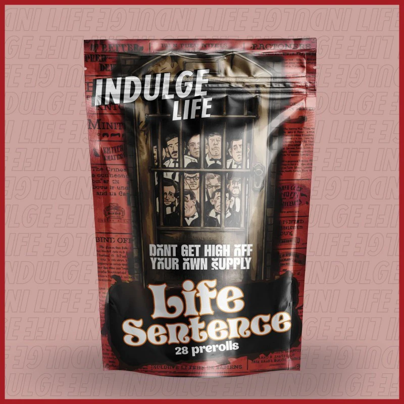 Induldge Life - Life Sentence - White Bubblegum - 28 1G Prerolls Main Image