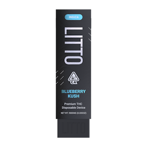 Litto - LITTO | Blueberry Kush - Premium All-In-One THC Vape Pen - 1G
