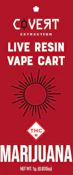 COVERT EXTRACTION - LA KUSH CAKE LIVE RESIN 1 GRAM VAPE CART