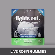 LIGHTS OUT: Kiwi Live Rosin Sleep Gummies 10-Piece/100mg (I)