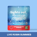 LIGHTS OUT: Raspberry Live Rosin Gummies 10-Piece/100mg (H)