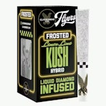 Claybourne Frosted Flyers Infused 5pk Prerolls 2.5g Lemon Lime Kush