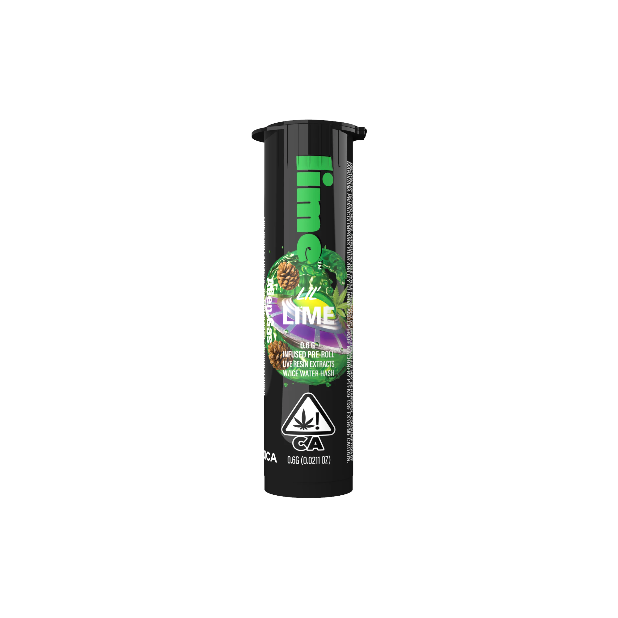 Lime - Lime - Lil - Alien Gas (I) - Hash Infused Joint - 0.6g Main Image
