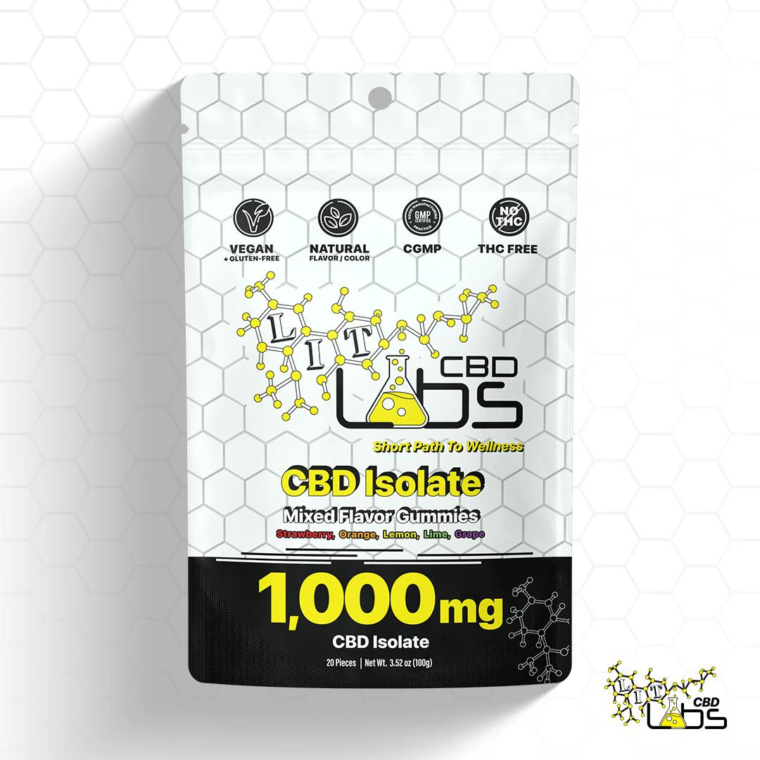 Lit Labs - Lit Labs - 1000mg CBD Isolate Gummies Main Image