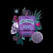 LOST FARM - Edible - Triple Berry - Fatso - Solventless Live Rosin - Gummy - 1PK - 100MG