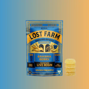 KIVA - Lost Farms Live Rosin - Golden Pineapple 200mg