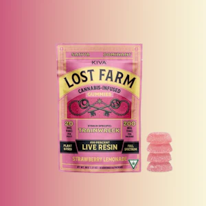 KIVA - Lost Farms Live Resin - Strawberry Lemonade 200mg