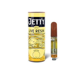 Jetty Extracts - Jetty - 1g LR Cartridge (Banana Jamz-Sativa)