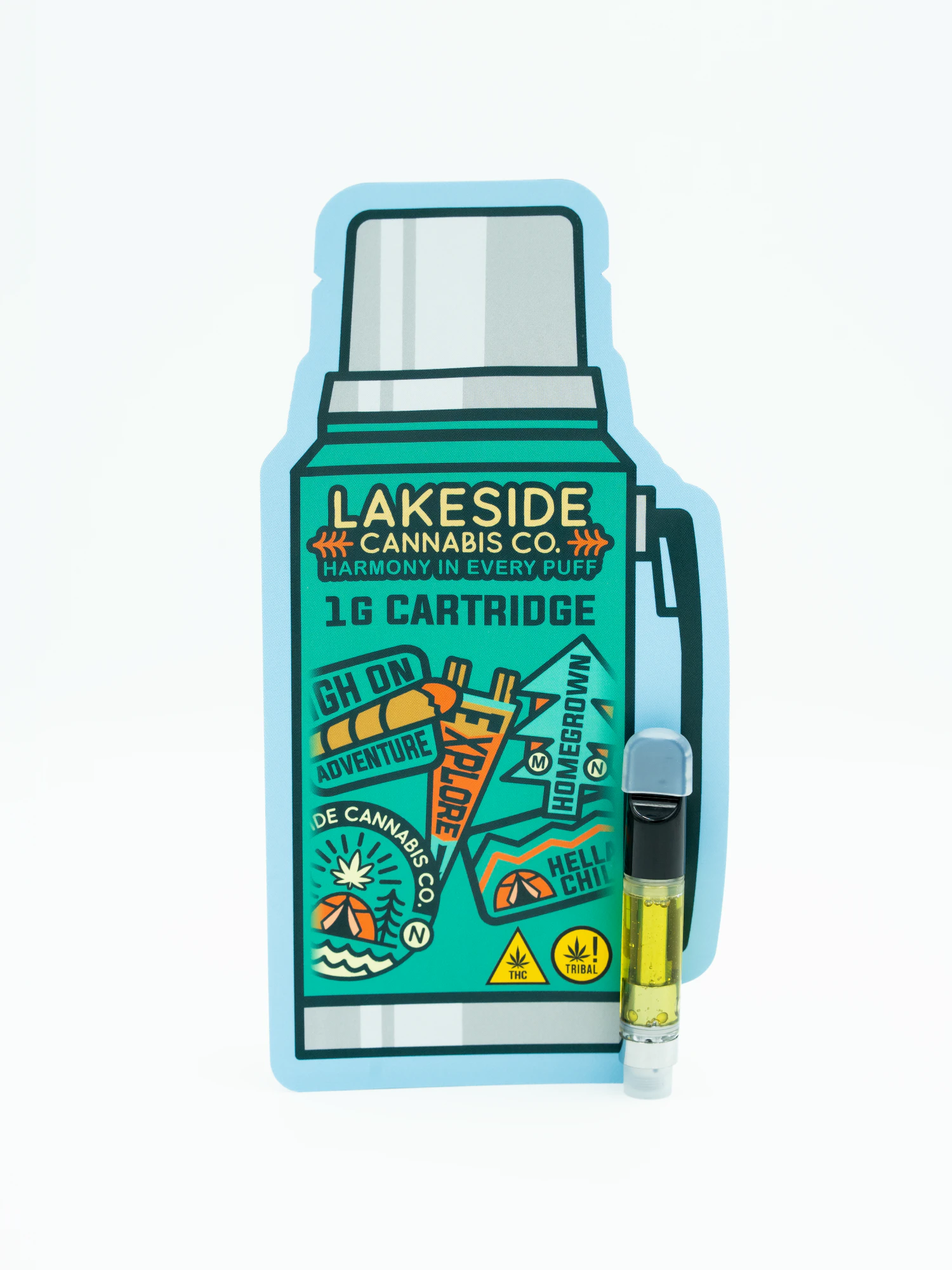 Grasslandz - Lakeside Cannabis | 1g Vape Cartridge | Lime Ice Main Image